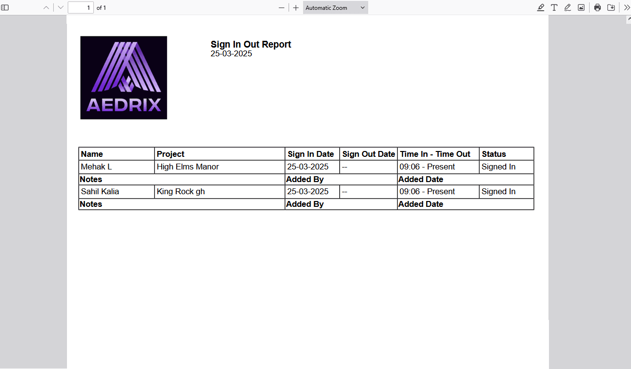 Construction Site Access