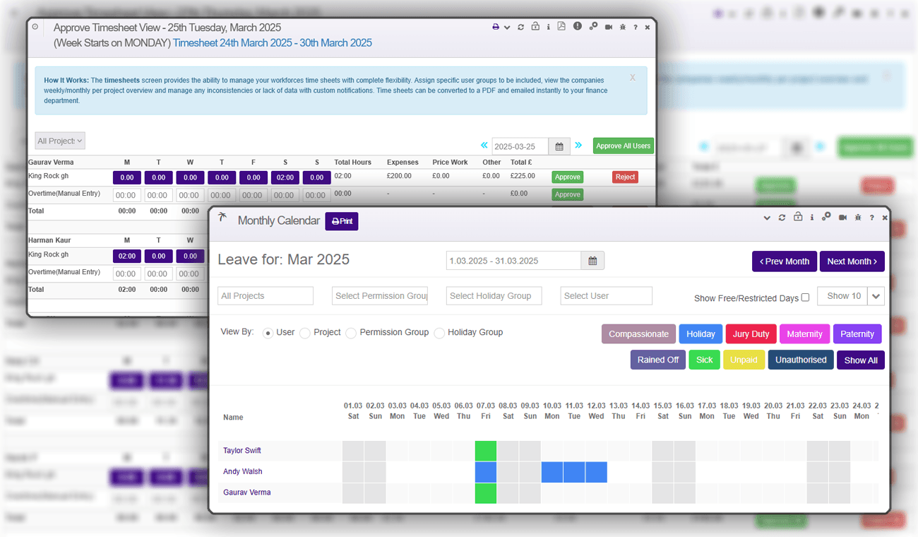 Timesheets and Holidays